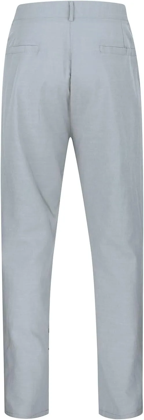 Mens Cotton Linen Dress Pants Zipper Loose Fit Straight Wide Leg Trouser Summer Lightweight Breathable Beach Pants