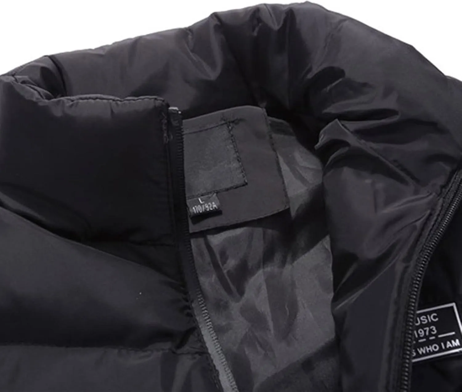 Men's Puffer Vest Casual Vest Winter Jacket With Pocket Solid Color Outdoor Vest Top Riding Skiing Fishing Puffy Vests, S-6XL