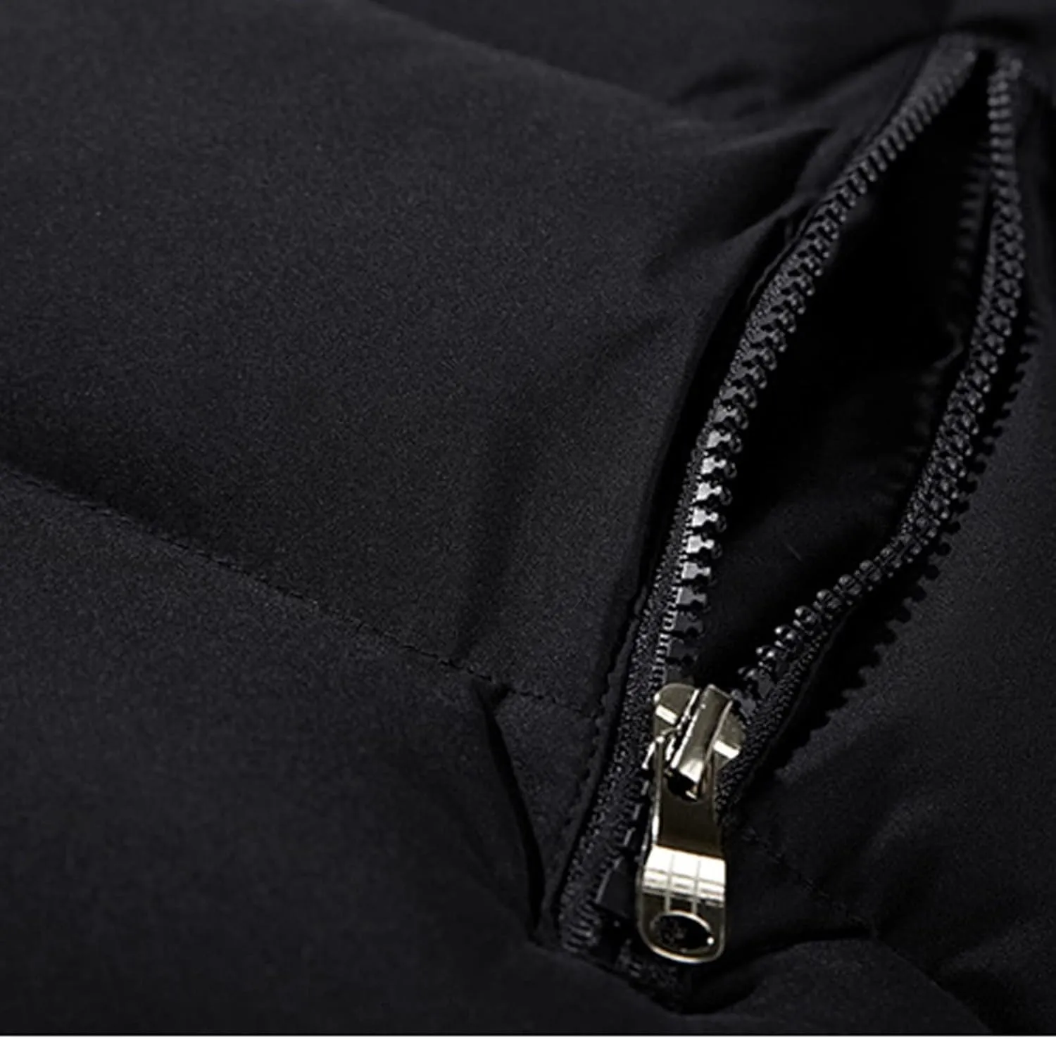 Men's Puffer Vest Casual Vest Winter Jacket With Pocket Solid Color Outdoor Vest Top Riding Skiing Fishing Puffy Vests, S-6XL