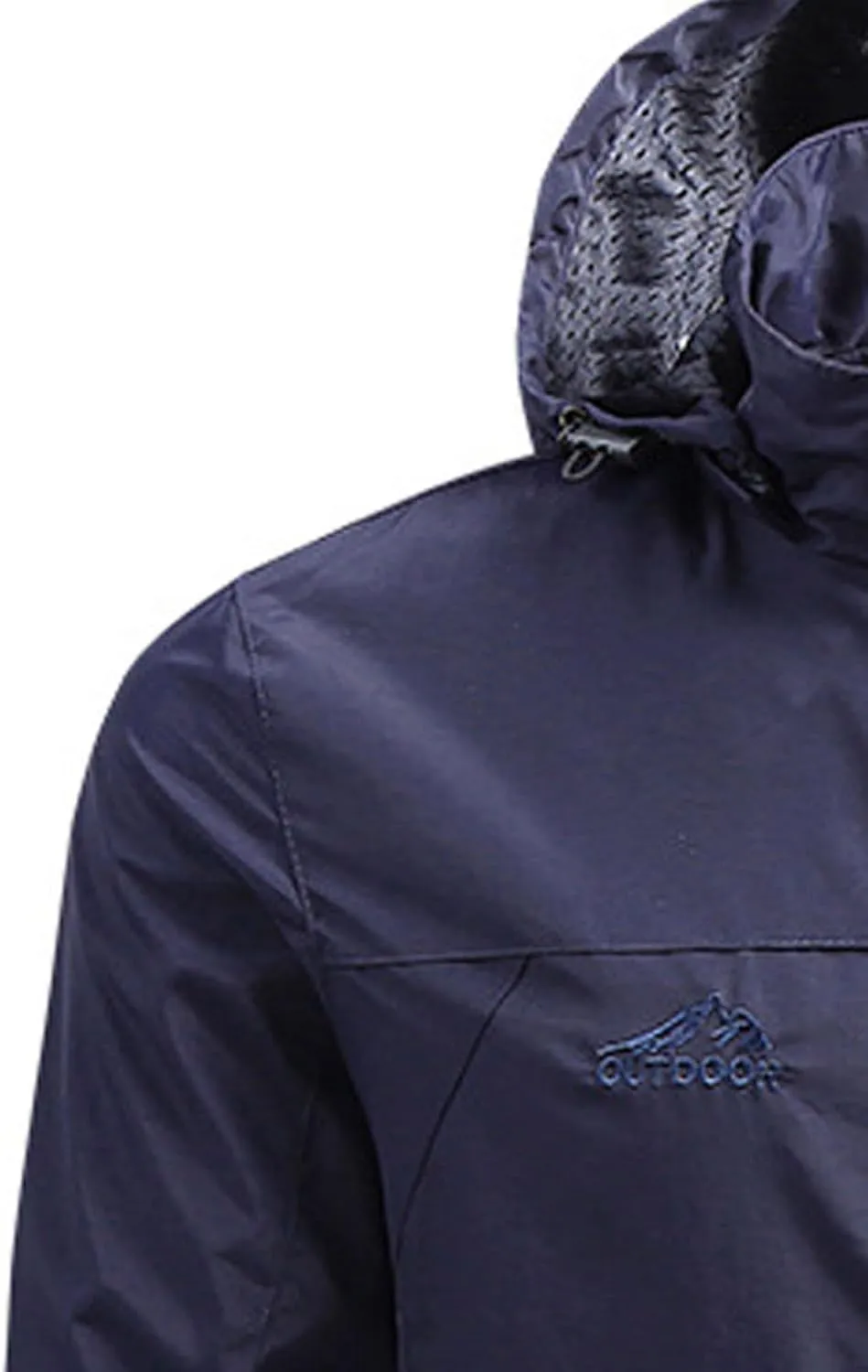 Mens Rain Jackets Waterproof with Hood Lightweight Mens Windbreaker Jackets Raincoat with Hood Fall Jackets