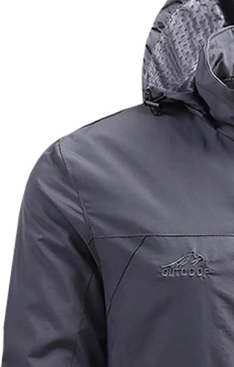 Mens Rain Jackets Waterproof with Hood Lightweight Mens Windbreaker Jackets Raincoat with Hood Fall Jackets