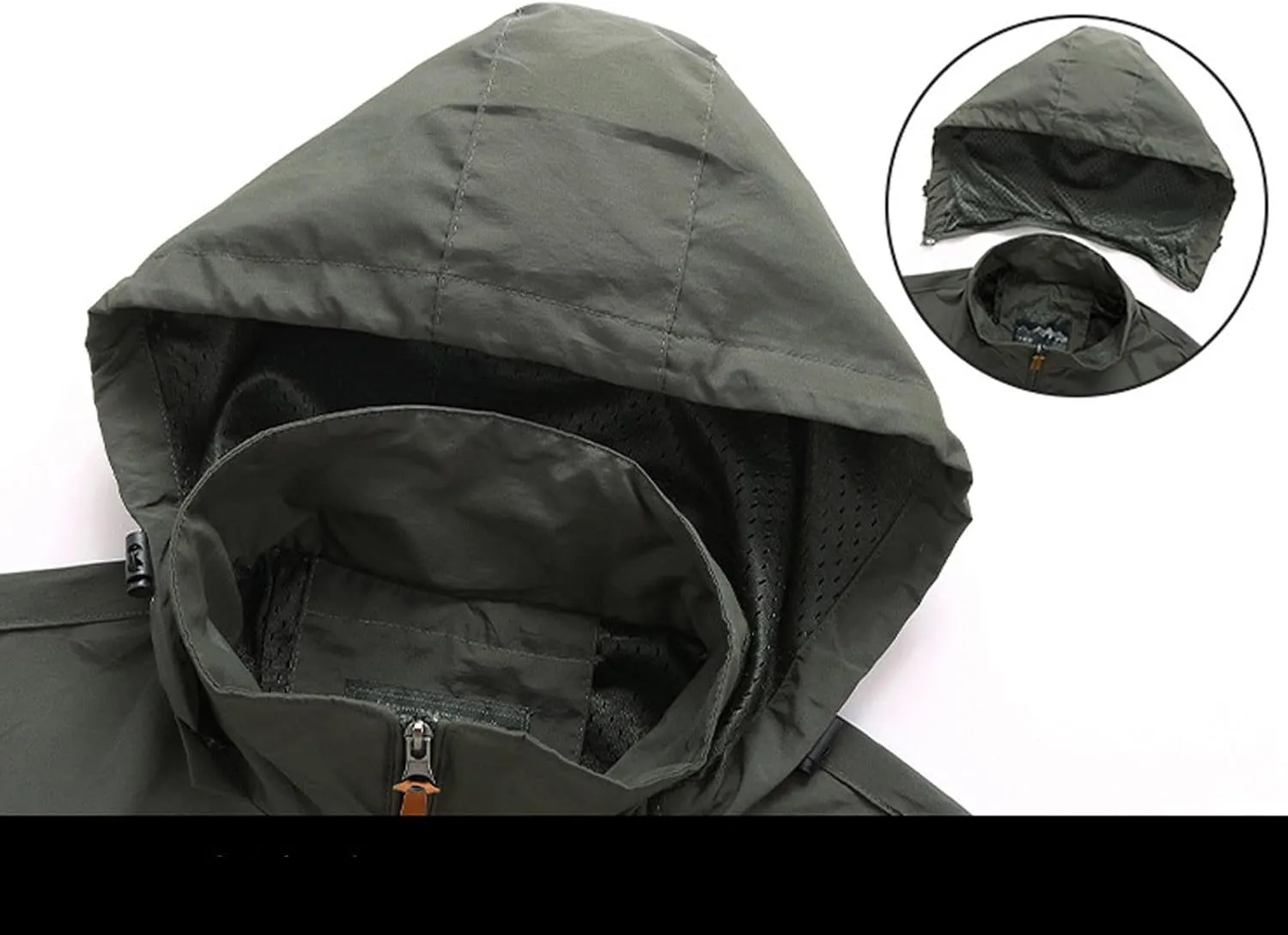 Mens Rain Jackets Waterproof with Hood Lightweight Mens Windbreaker Jackets Raincoat with Hood Fall Jackets