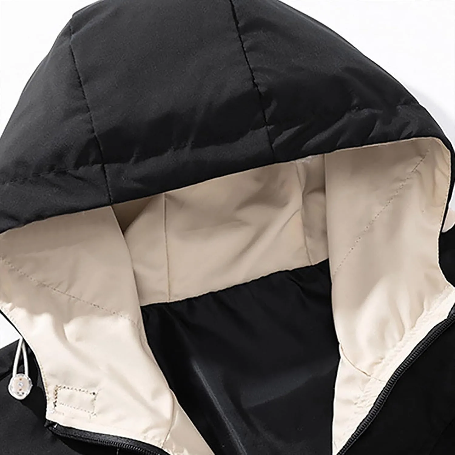 Mens Rain Jackets Waterproof with Hood Mens Windbreaker Jackets Lightweight Softshell Outdoor Jacket Fall Jackets