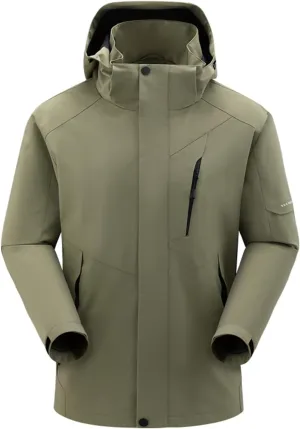 Mens Rain Jackets Waterproof with Hood Mens Windbreaker Jackets Performance Lightweight Winter Coats Fall Jackets