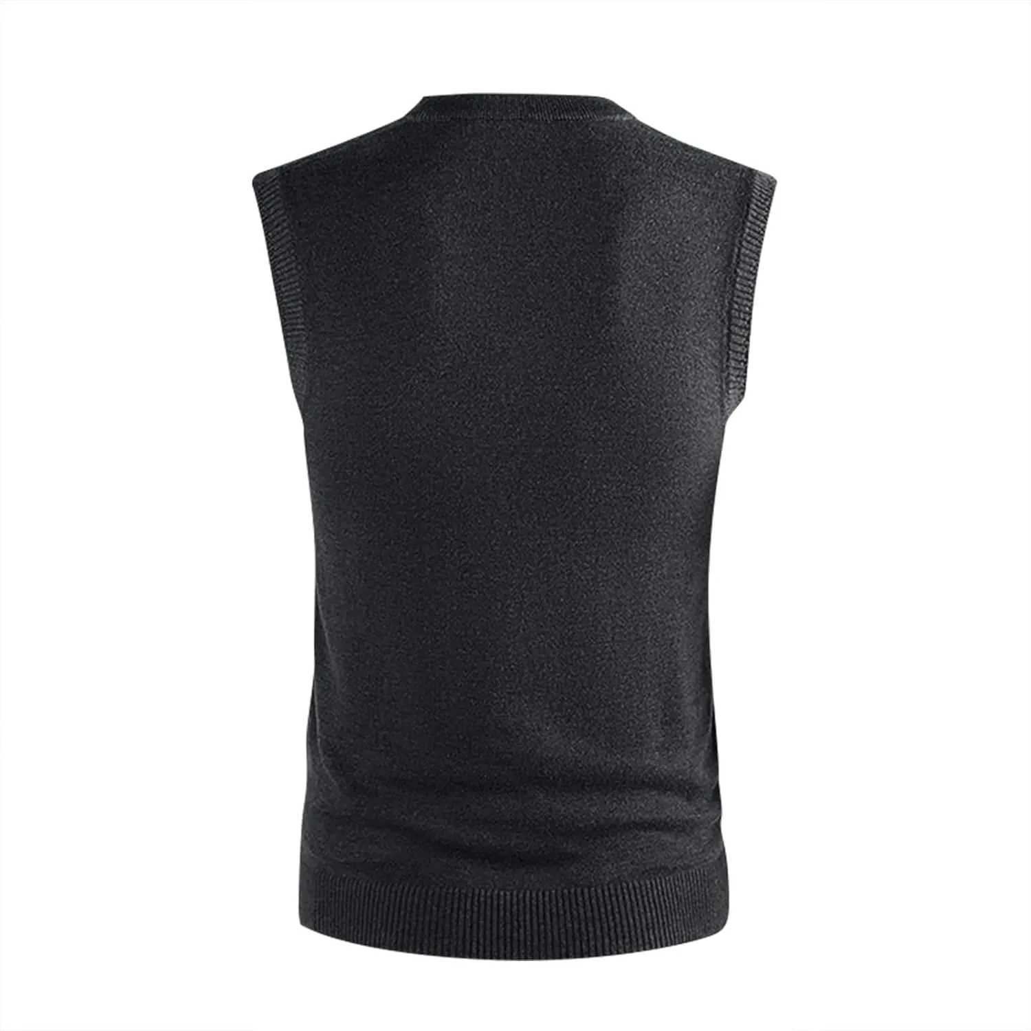Men's Sweater Vest Classic V Neck Pullover Sweaters Sleeveless Lightweight Casual Slim Fit Knit Vests Waistcoat