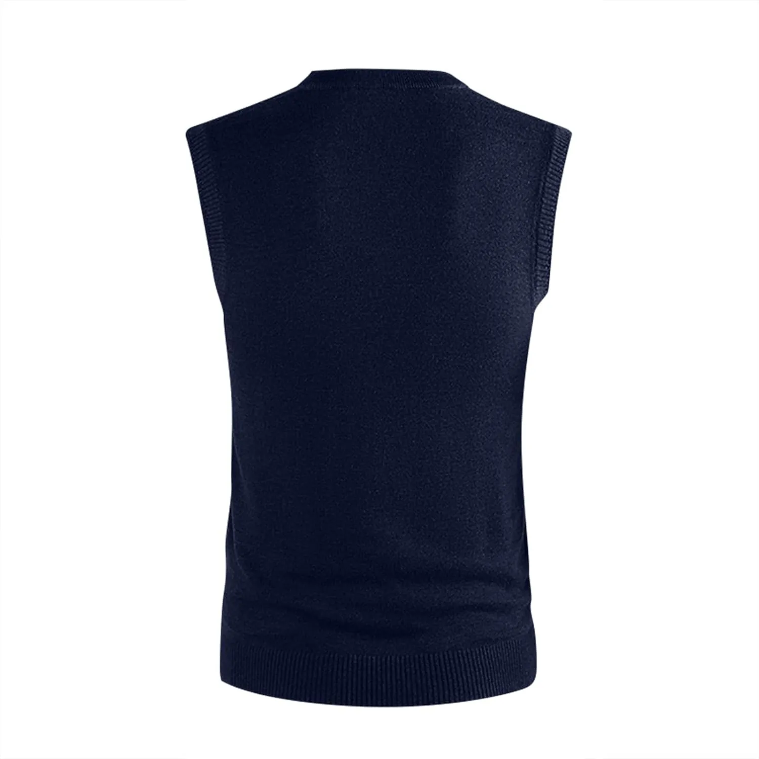 Men's Sweater Vest Classic V Neck Pullover Sweaters Sleeveless Lightweight Casual Slim Fit Knit Vests Waistcoat