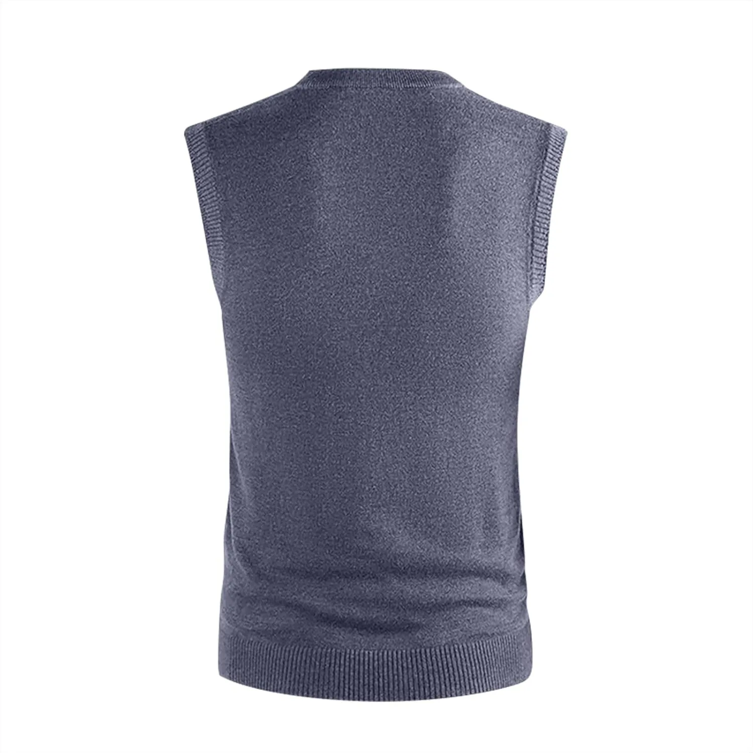 Men's Sweater Vest Classic V Neck Pullover Sweaters Sleeveless Lightweight Casual Slim Fit Knit Vests Waistcoat
