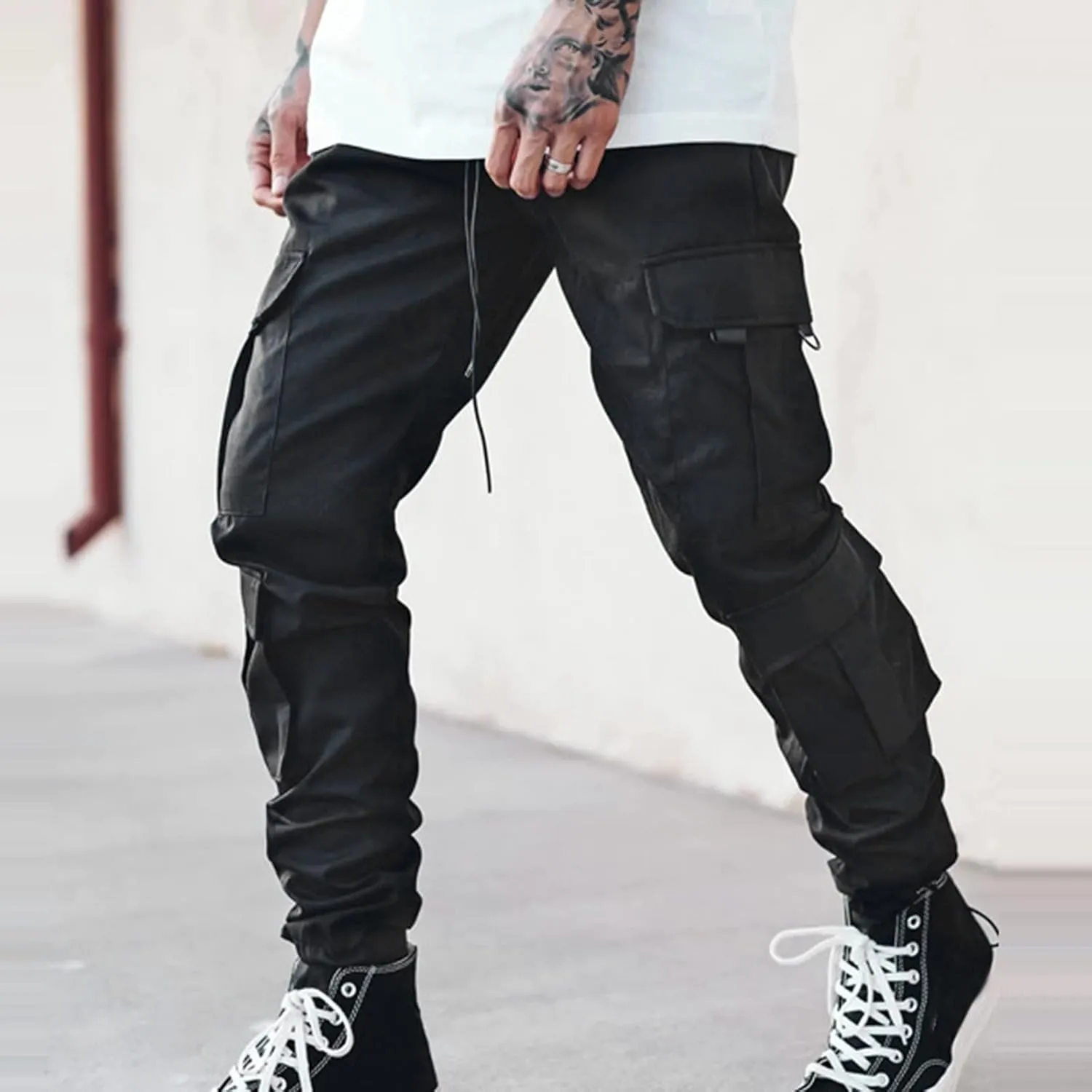 Mens Sweatpants with Pockets Joggers for Men Athletic Sweatpants for Workout Jogging Running Men's Fleece Jogger Pant