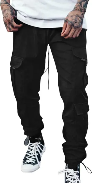 Mens Sweatpants with Pockets Joggers for Men Athletic Sweatpants for Workout Jogging Running Men's Fleece Jogger Pant