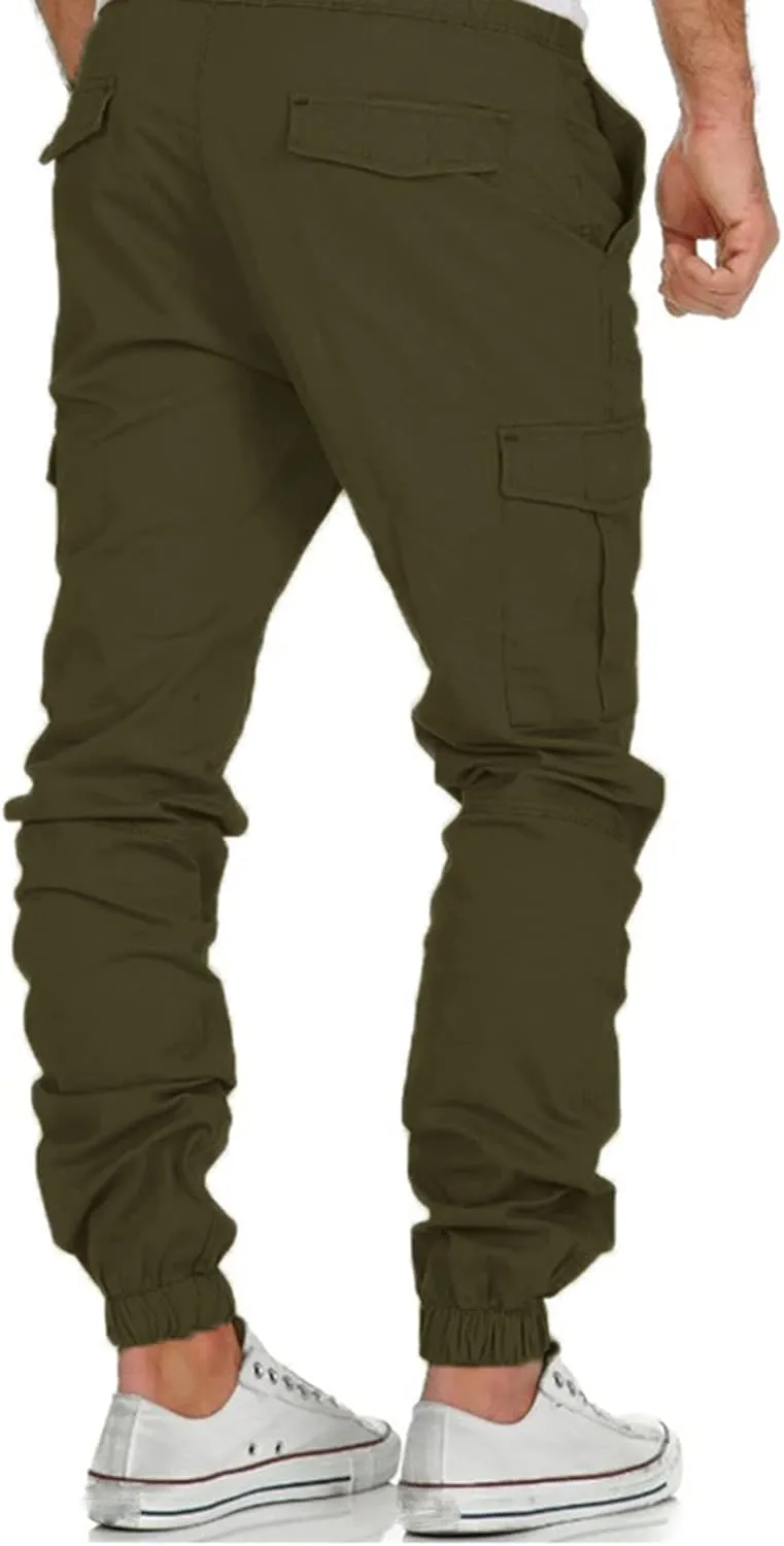 Mens Sweatpants with Pockets Tactical Pants Rip-Stop Hiking Pants Sweatpants Men Men's Sweatpants Overalls Drawstring