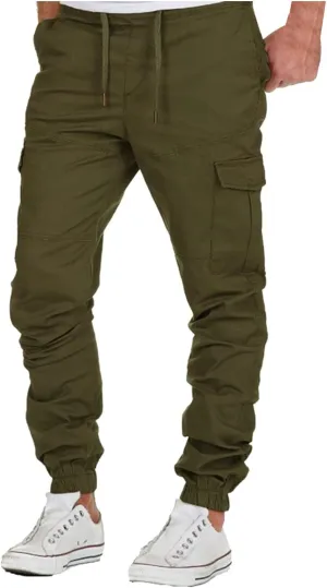 Mens Sweatpants with Pockets Tactical Pants Rip-Stop Hiking Pants Sweatpants Men Men's Sweatpants Overalls Drawstring