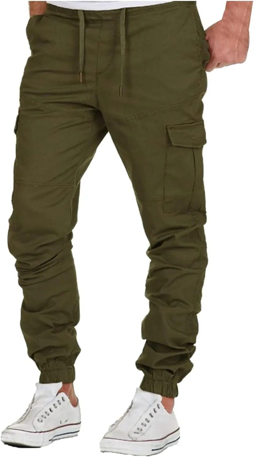 Mens Sweatpants with Pockets Tactical Pants Rip-Stop Hiking Pants Sweatpants Men Men's Sweatpants Overalls Drawstring