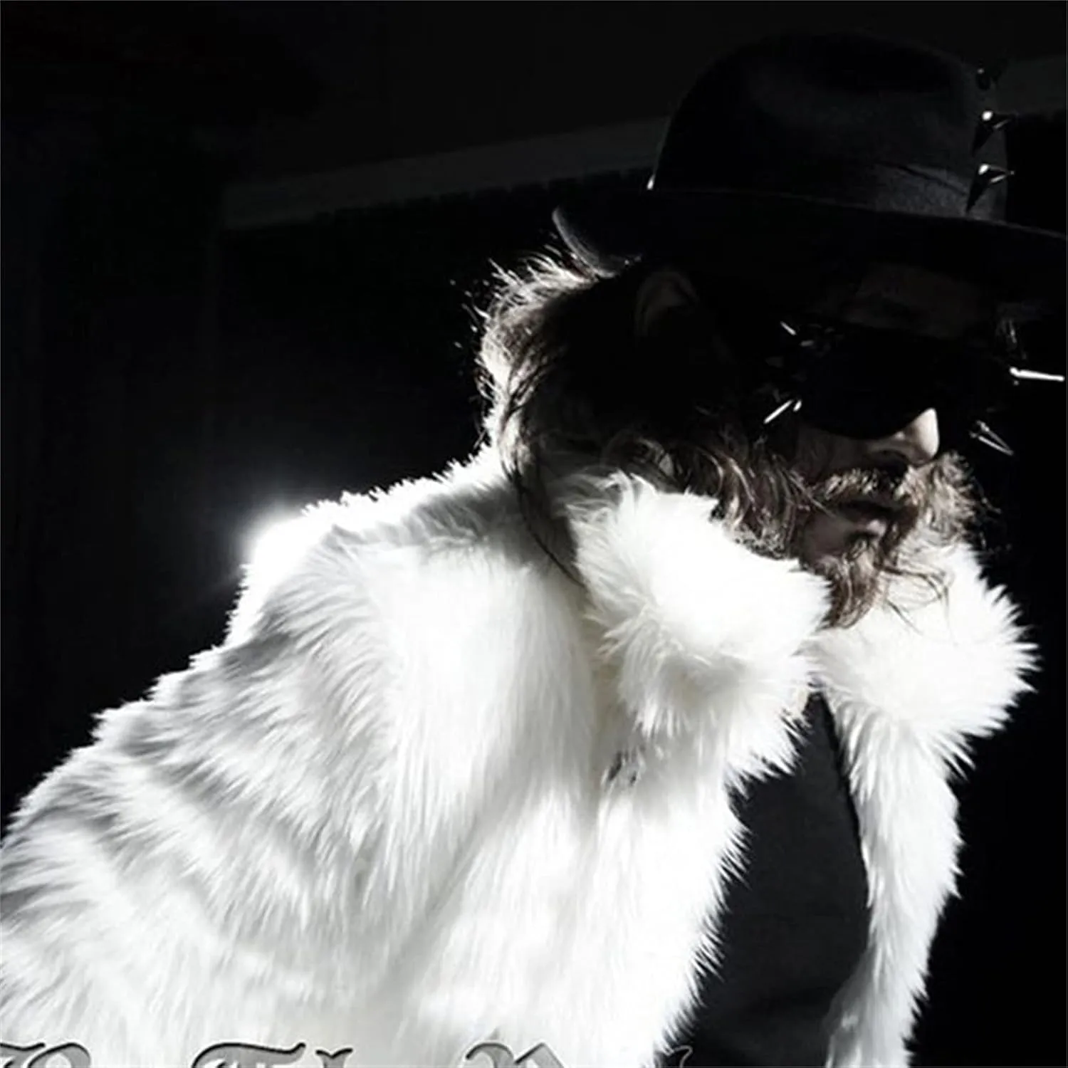 Men's Winter Faux Fur Coats Thicker Long Jackets Warm Overcoat Plain Open Front Furry Wool Outwear Cardigan 2025