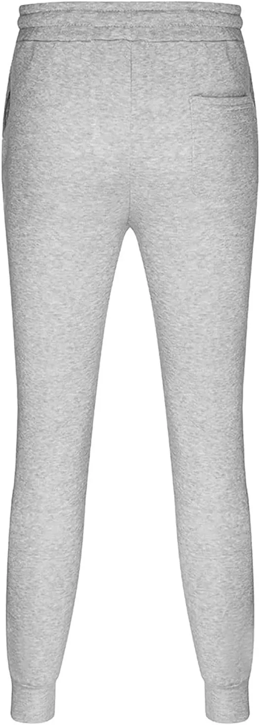 Mens Workout Cargo Sweatpants Mens Cargo Sweatpants Heavyweight Fleece Jogger Pants Drawstring Stretch Sports Trouser