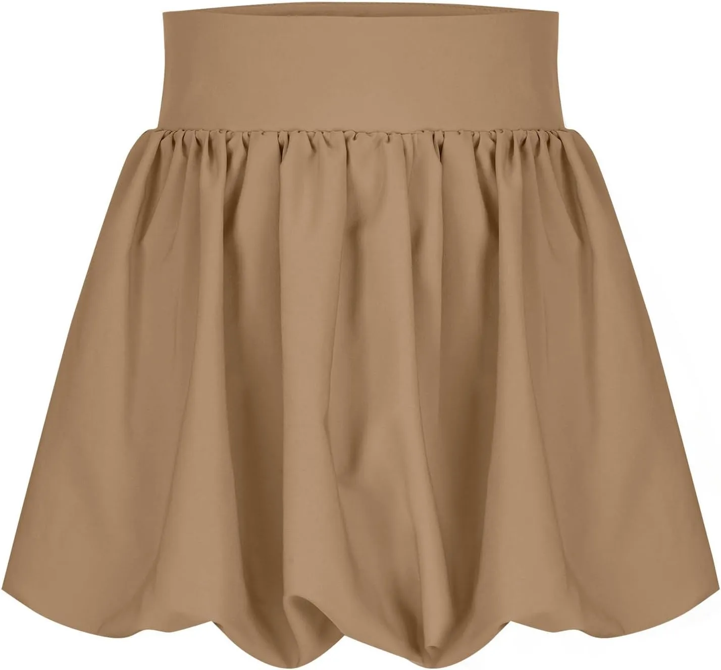 Mini Skirts Women Tummy Control Summer Skirts Casual Puffy Skirts A Line Pleated Skirts Trendy Zipper Fluffy Skirts
