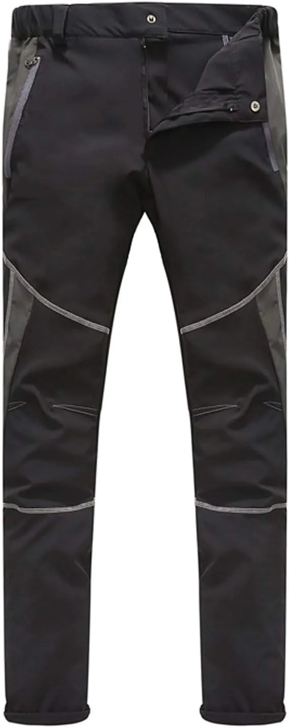 Pants For Men Mens Waterproof Pants Splice Windproof Trousers Trendy Softshell Outdoor Hiking Trousers Cargo Pants