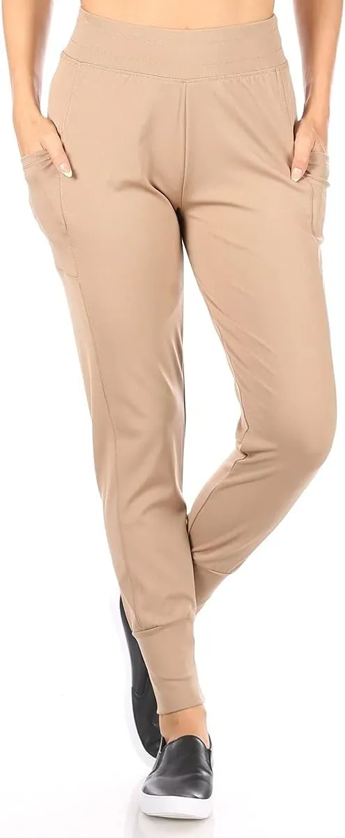 ShoSho Womens Casual Joggers Pants Sweatpants Yoga Bottoms Soft Brushed Sports Track Pants