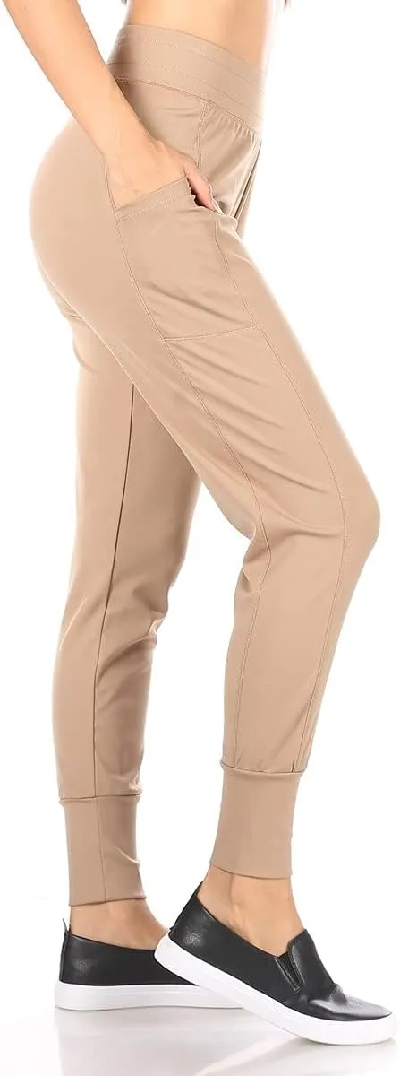 ShoSho Womens Casual Joggers Pants Sweatpants Yoga Bottoms Soft Brushed Sports Track Pants