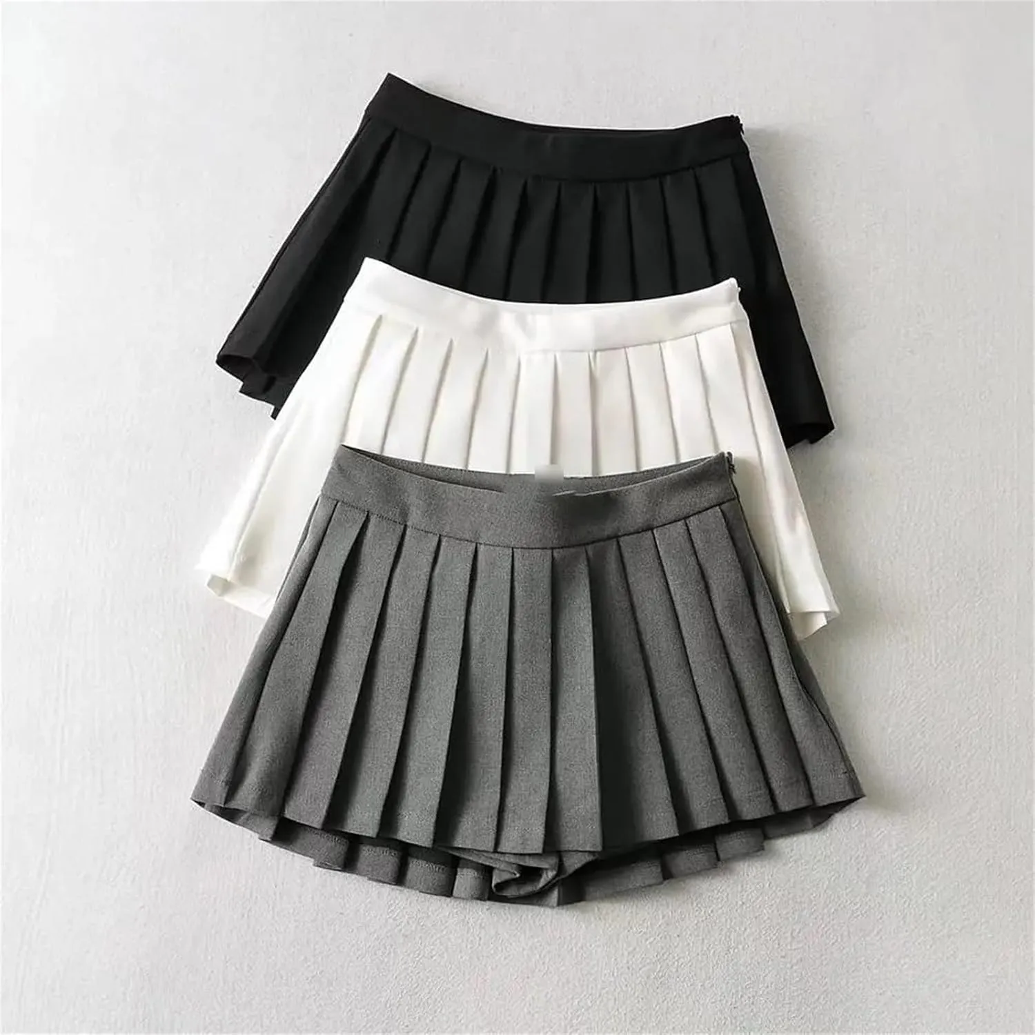 Summer High Waist Skirts Womens Sexy Mini Skirts Vintage Pleated Skirt Tennis Skirts Short