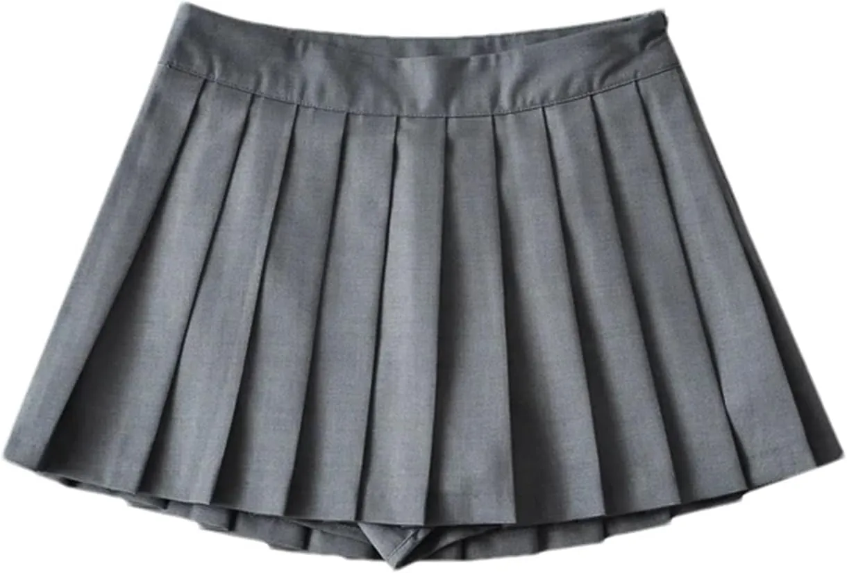 Summer Womens High Waist Skirts Sexy Mini Skirts Vintage Pleated Skirt Tennis Skirts Short White Black