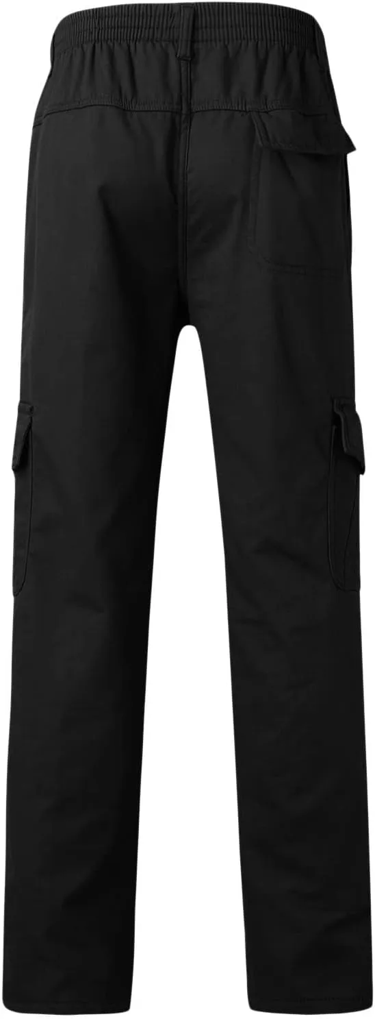 Sweatpants for Men with Pockets Pant Hiking Jogger Classic Fit Multi Pockets Autumn & Winter Pants for Men Drawstring