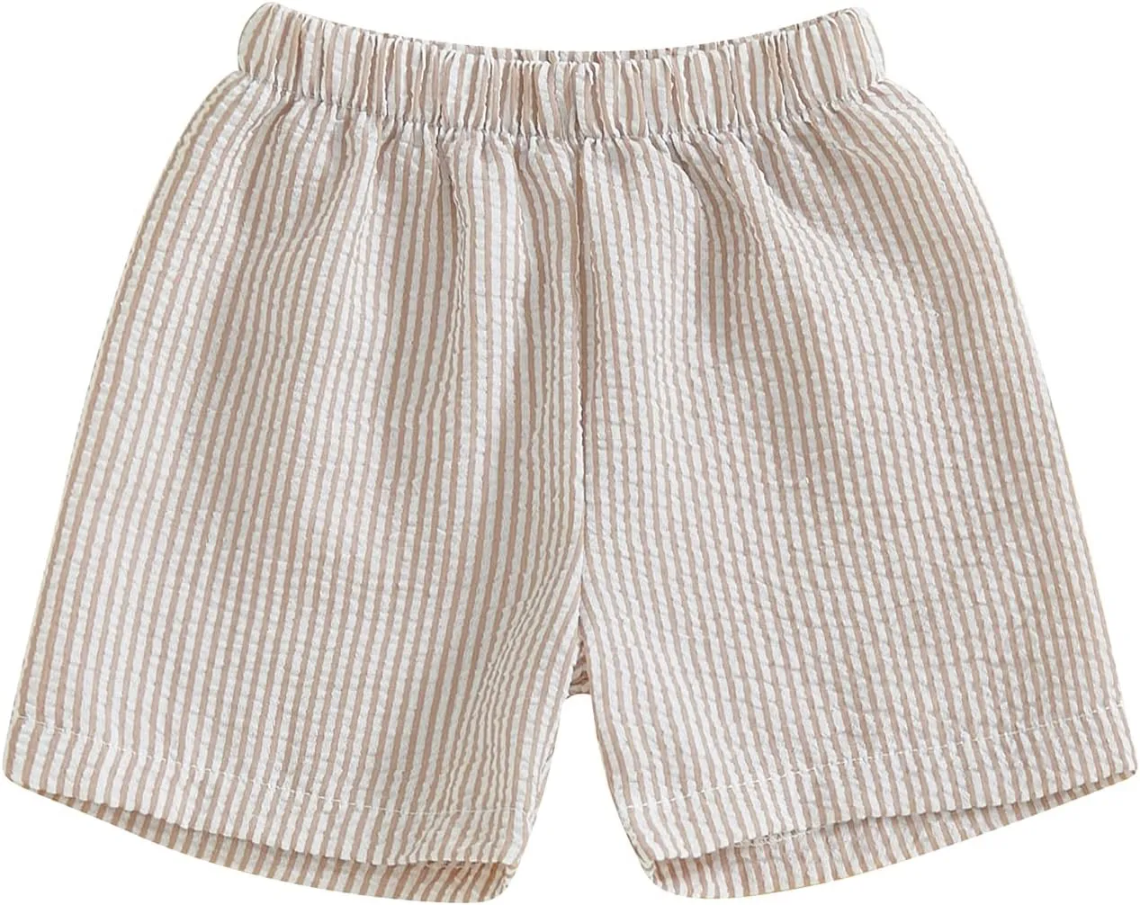 Toddler Baby Boy Girl Shorts Summer Casual Elastic Waist Striped Shorts Pants Boxer Bottoms