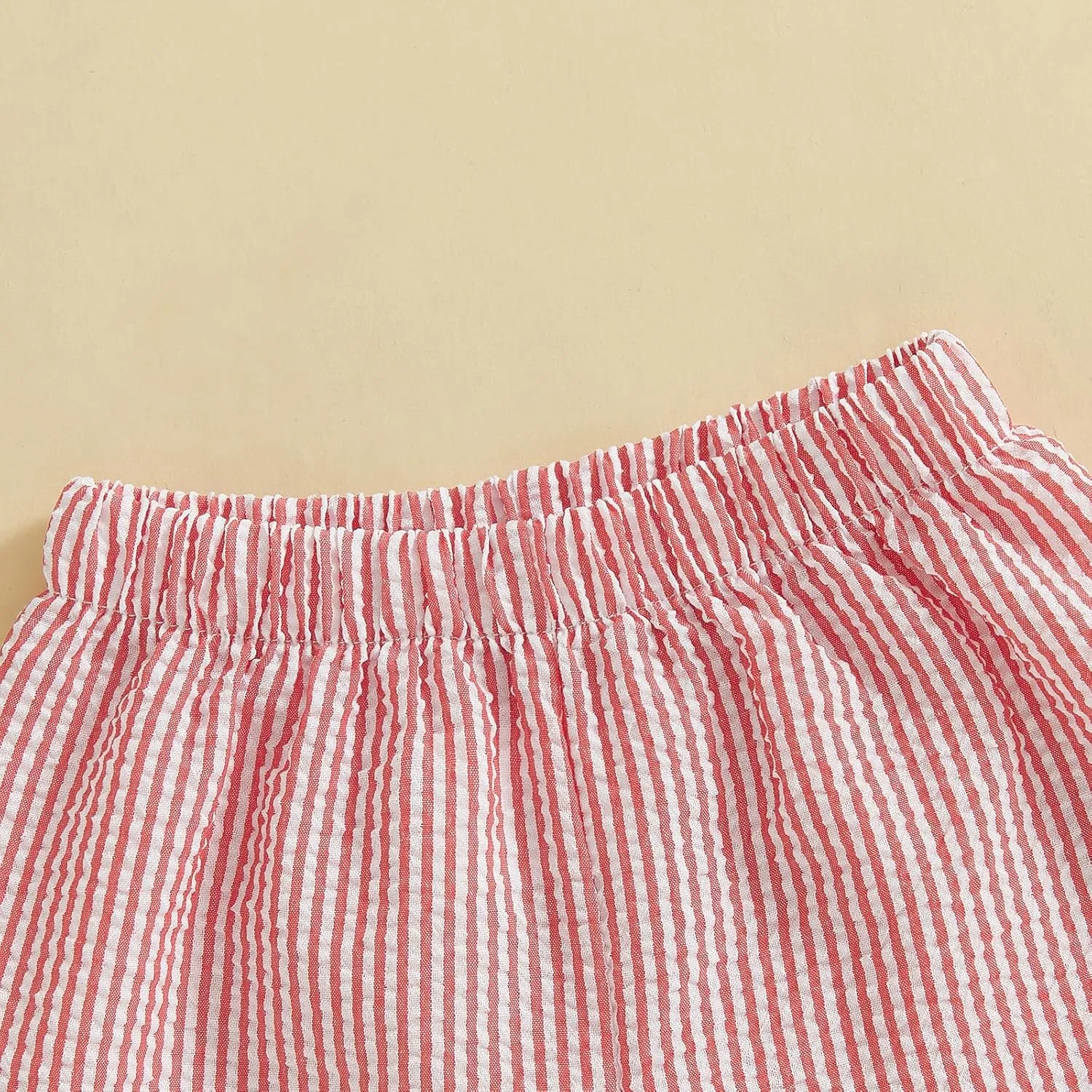 Toddler Baby Boy Girl Shorts Summer Casual Elastic Waist Striped Shorts Pants Boxer Bottoms