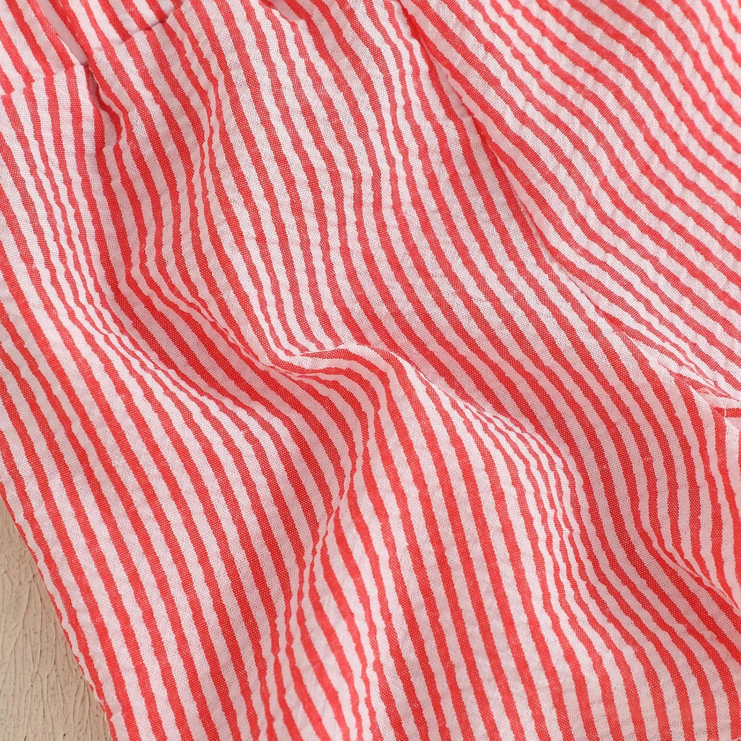 Toddler Baby Boy Girl Shorts Summer Casual Elastic Waist Striped Shorts Pants Boxer Bottoms