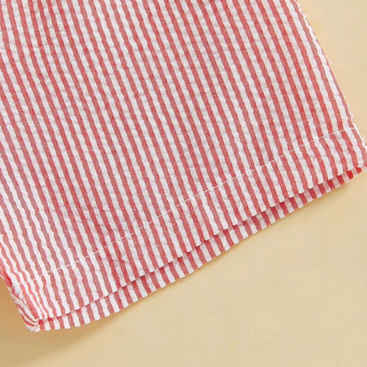 Toddler Baby Boy Girl Shorts Summer Casual Elastic Waist Striped Shorts Pants Boxer Bottoms