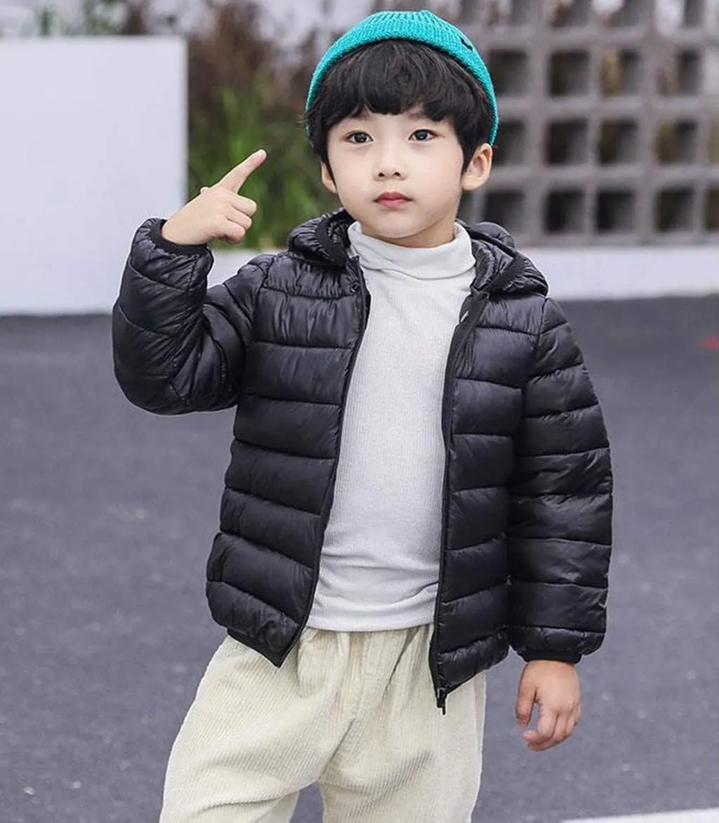 Toddler Boys Girls Winter Down Jacket Outerwear Coats Snowsuit Parka Windproof Overcoat Outerwear Jacket