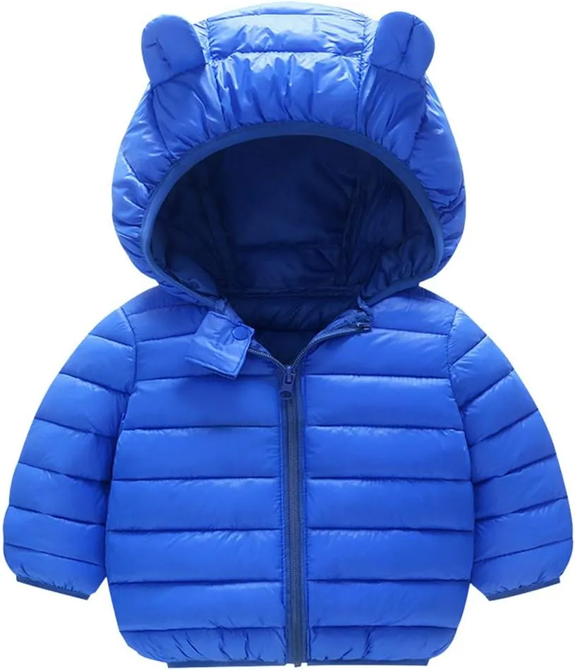 Toddler Boys Girls Winter Down Jacket Outerwear Coats Snowsuit Parka Windproof Overcoat Outerwear Jacket