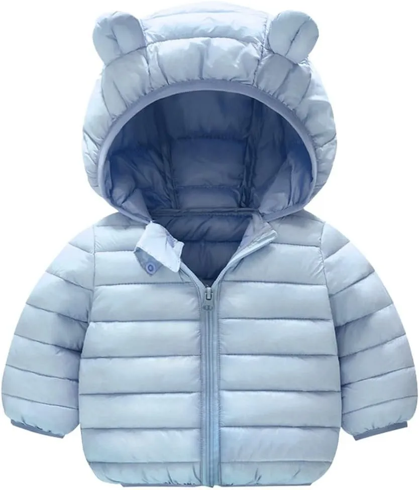 Toddler Boys Girls Winter Down Jacket Outerwear Coats Snowsuit Parka Windproof Overcoat Outerwear Jacket