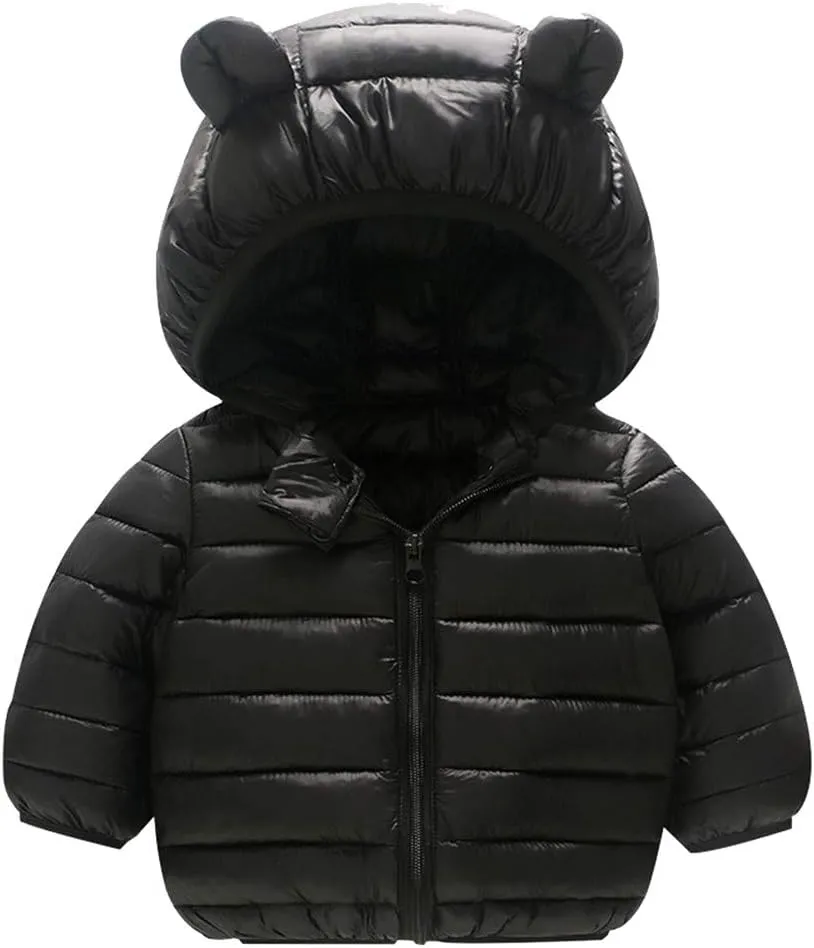 Toddler Boys Girls Winter Down Jacket Outerwear Coats Snowsuit Parka Windproof Overcoat Outerwear Jacket