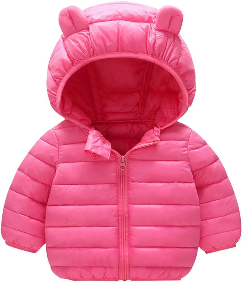 Toddler Boys Girls Winter Down Jacket Outerwear Coats Snowsuit Parka Windproof Overcoat Outerwear Jacket