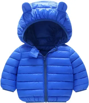 Toddler Boys Girls Winter Down Jacket Outerwear Coats Snowsuit Parka Windproof Overcoat Outerwear Jacket