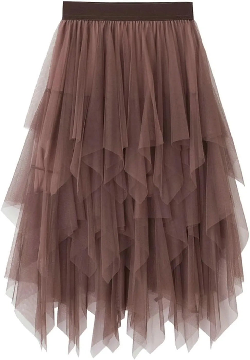 Tulle Skirts for Women 2025 Color Block Mesh Tiered Layer Flowy Maxi Skirt Summer Vacation Long Tutu Dress Clothes