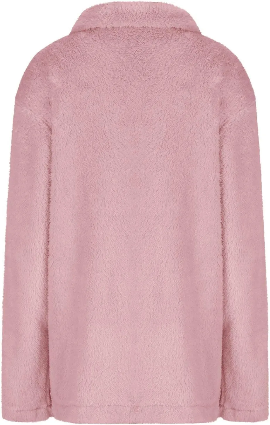 Winter Warm Fleece Jackets for Women Casual Lapel Long Sleeve Button Down Sherpa Coat Oversized Open Front Cardigans