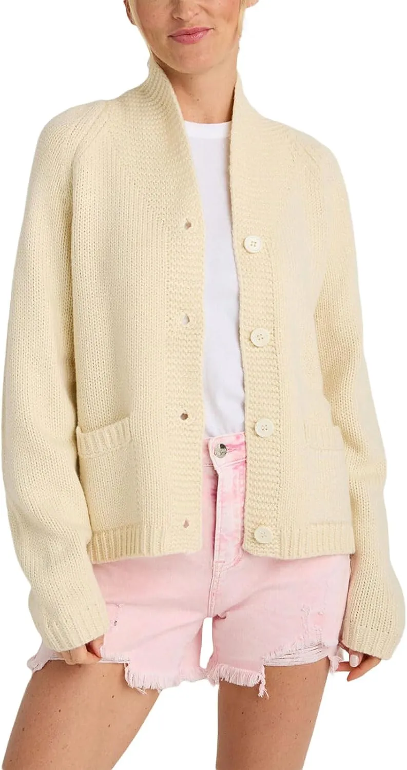 Women Lobster Cardigan Sweater Y2k Long Sleeve Button Down Chunky Knit Top Shirt Fall Winter Jacket Coats