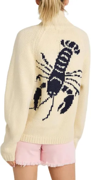 Women Lobster Cardigan Sweater Y2k Long Sleeve Button Down Chunky Knit Top Shirt Fall Winter Jacket Coats