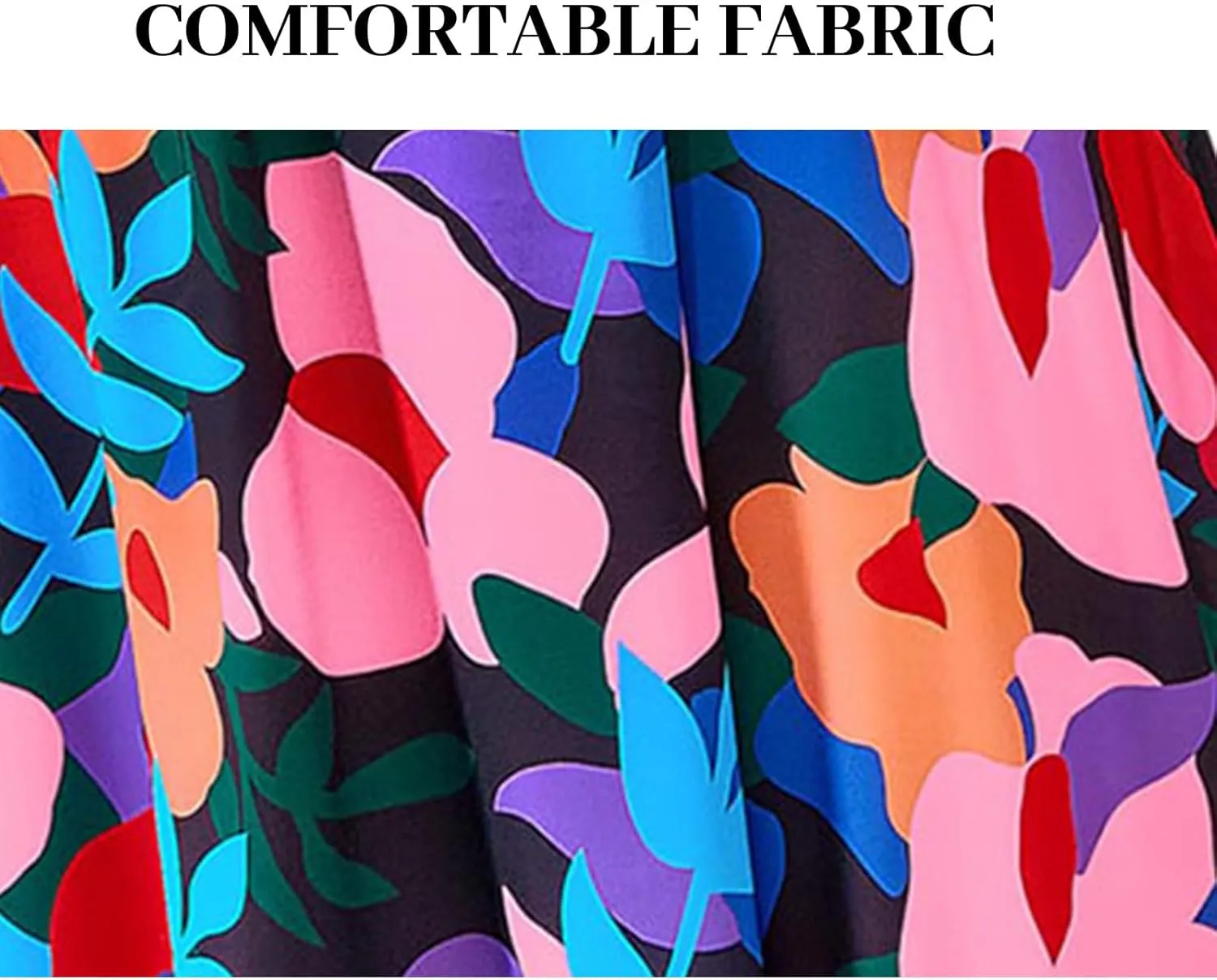 Women Summer Maxi Dress Trendy Floral Print Square Neck Strap Sleeveless Dresses Casual Tunic Pleated Beach Sundress