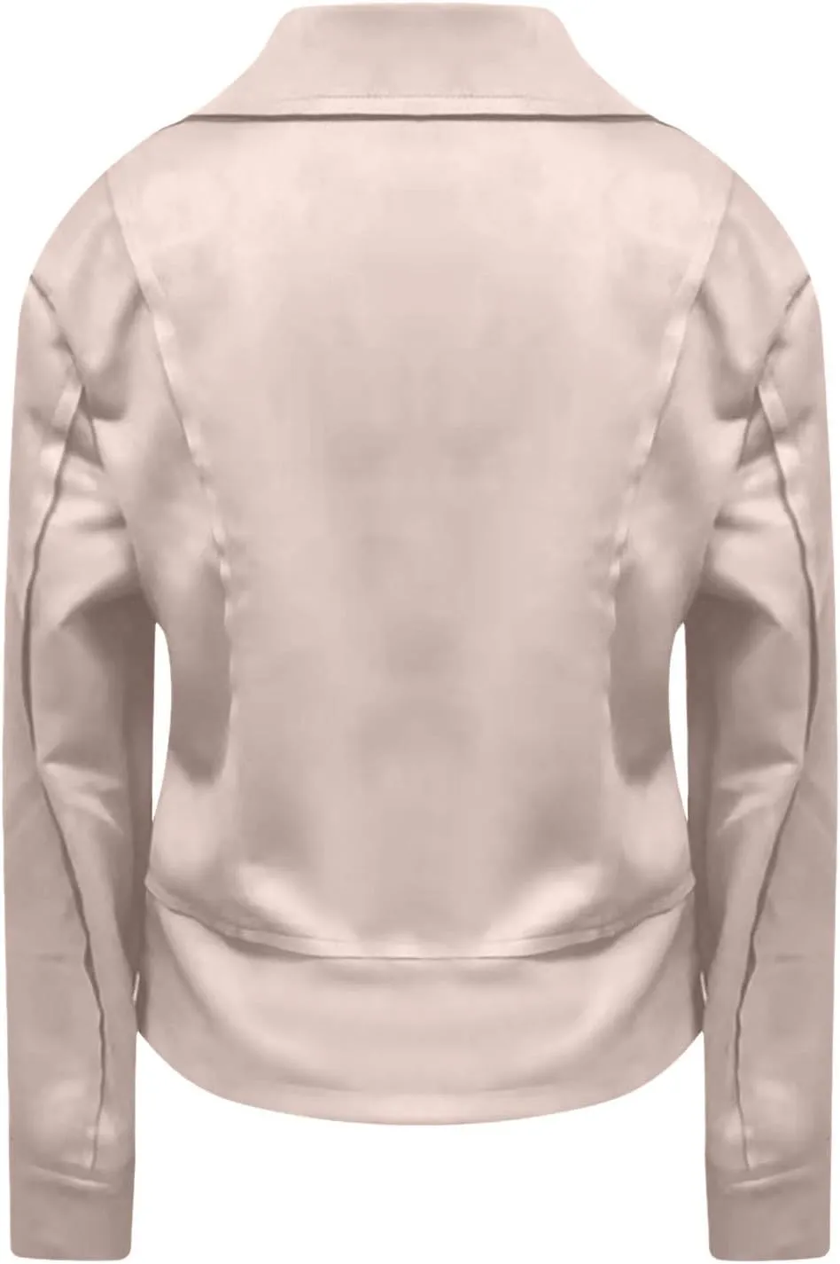 Womens Fashion Fall Outfits Moto Biker Coat Motorcycle Jackets Business Blazers Jackets Slim Fit Long Sleeve Jackets
