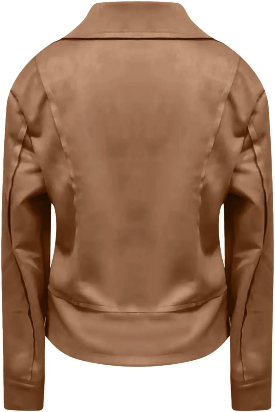 Womens Fashion Fall Outfits Moto Biker Coat Motorcycle Jackets Business Blazers Jackets Slim Fit Long Sleeve Jackets