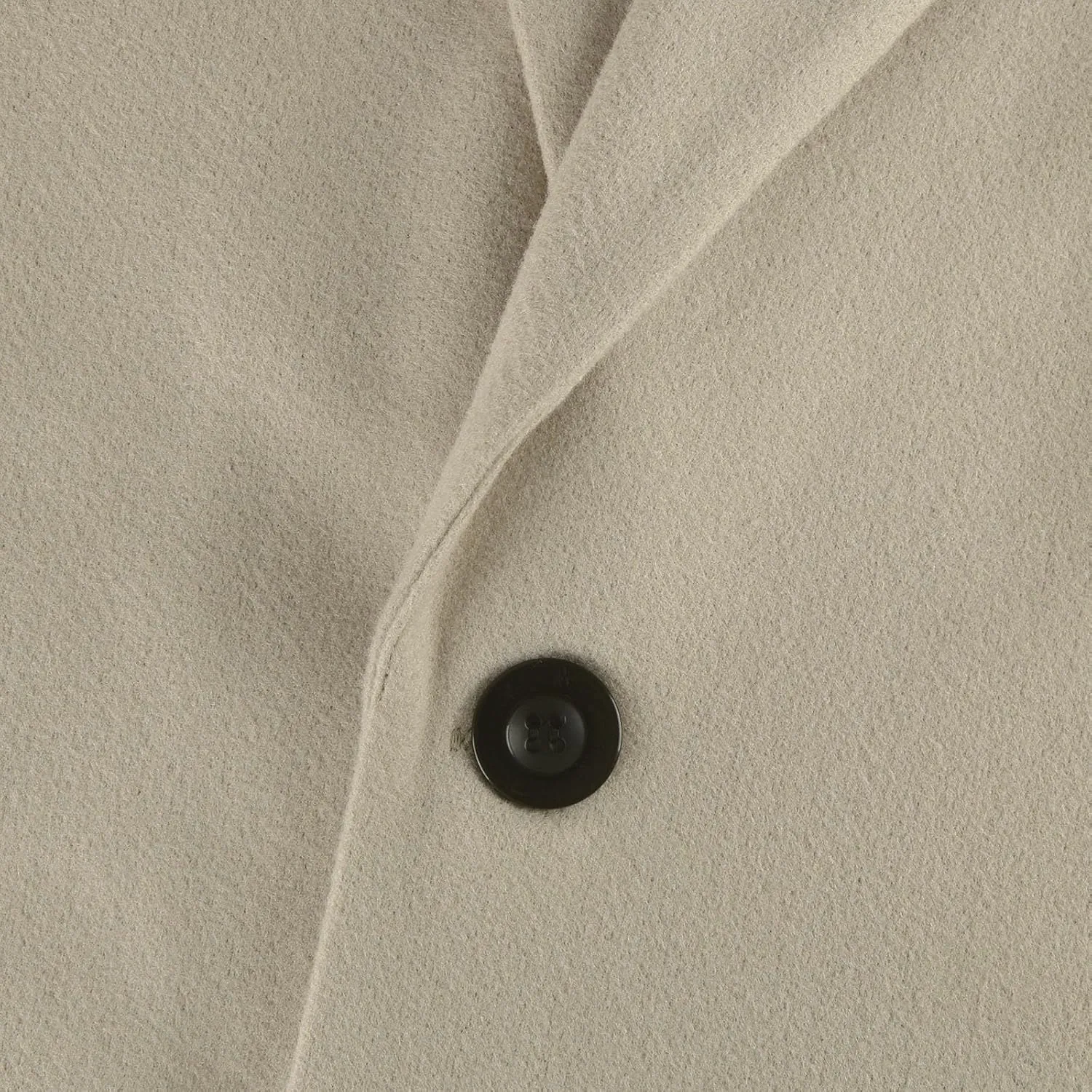 Womens Pea Coats Trendy Lapel Neck 3/4 Sleeve Button Coats Winter Double Breasted Wool Coats with Pockets
