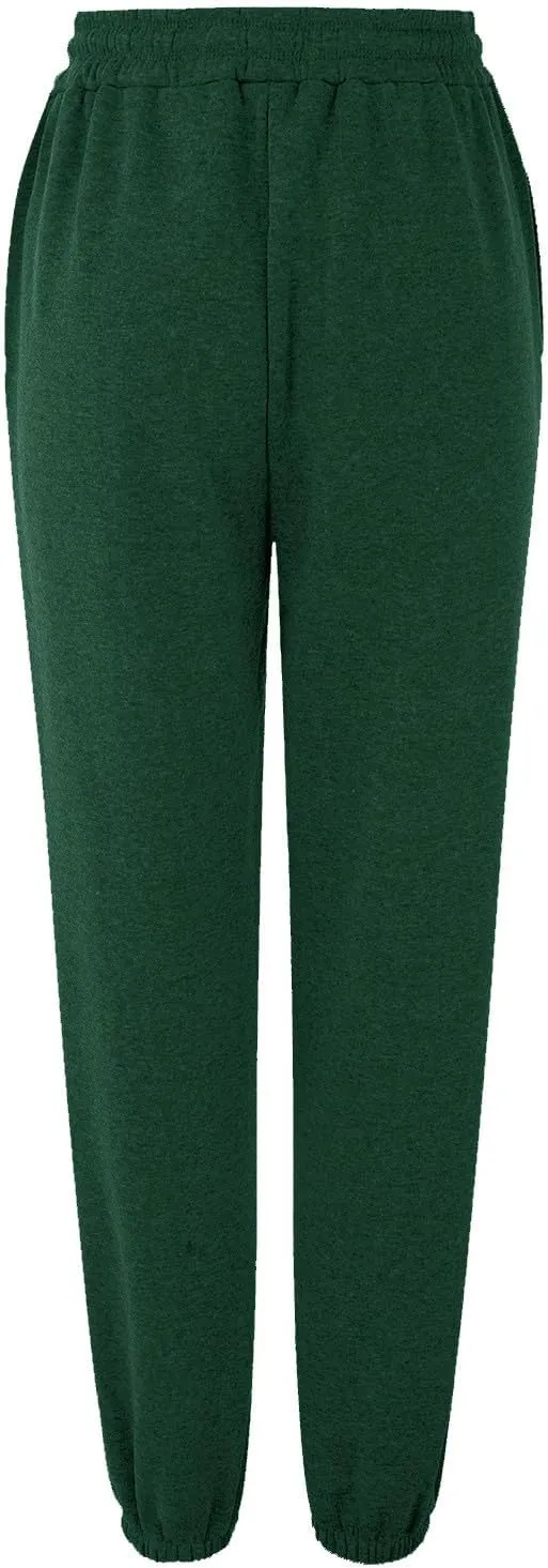 Womens Sweatpants 2024 High Waisted Baggy Sweatpants Joggers Sports Workout Jogger Pants with Pocket Teen Trousers