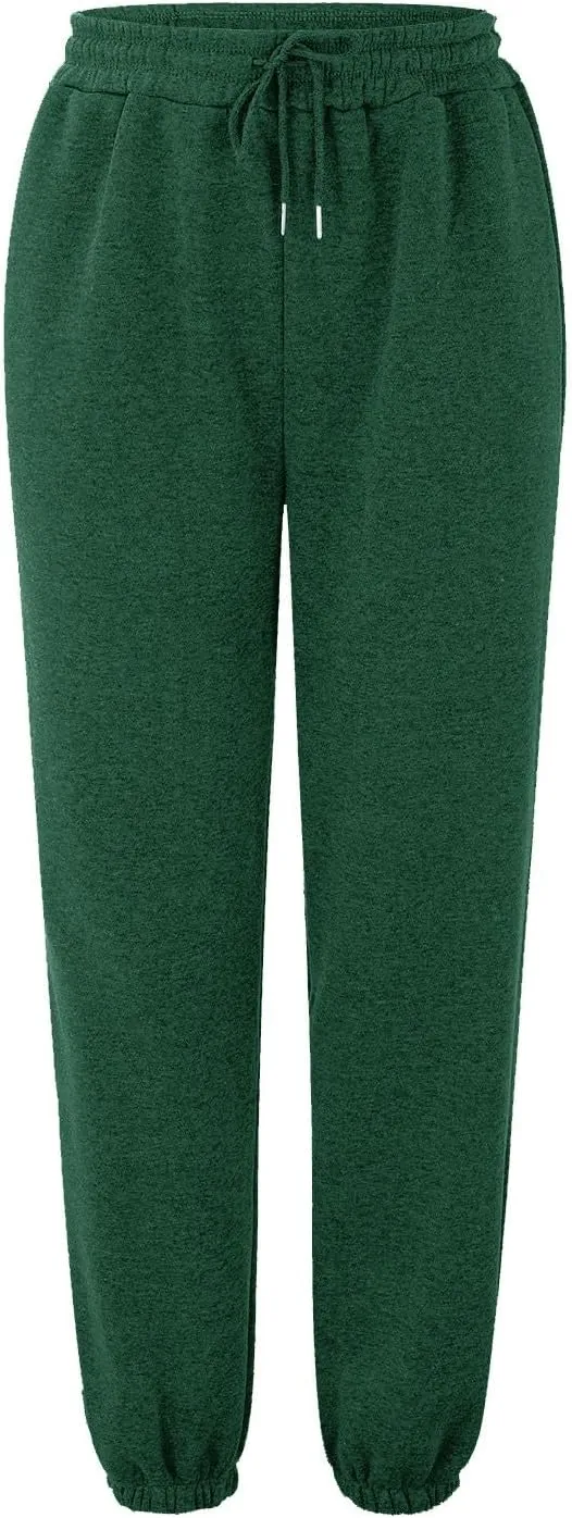 Womens Sweatpants 2024 High Waisted Baggy Sweatpants Joggers Sports Workout Jogger Pants with Pocket Teen Trousers
