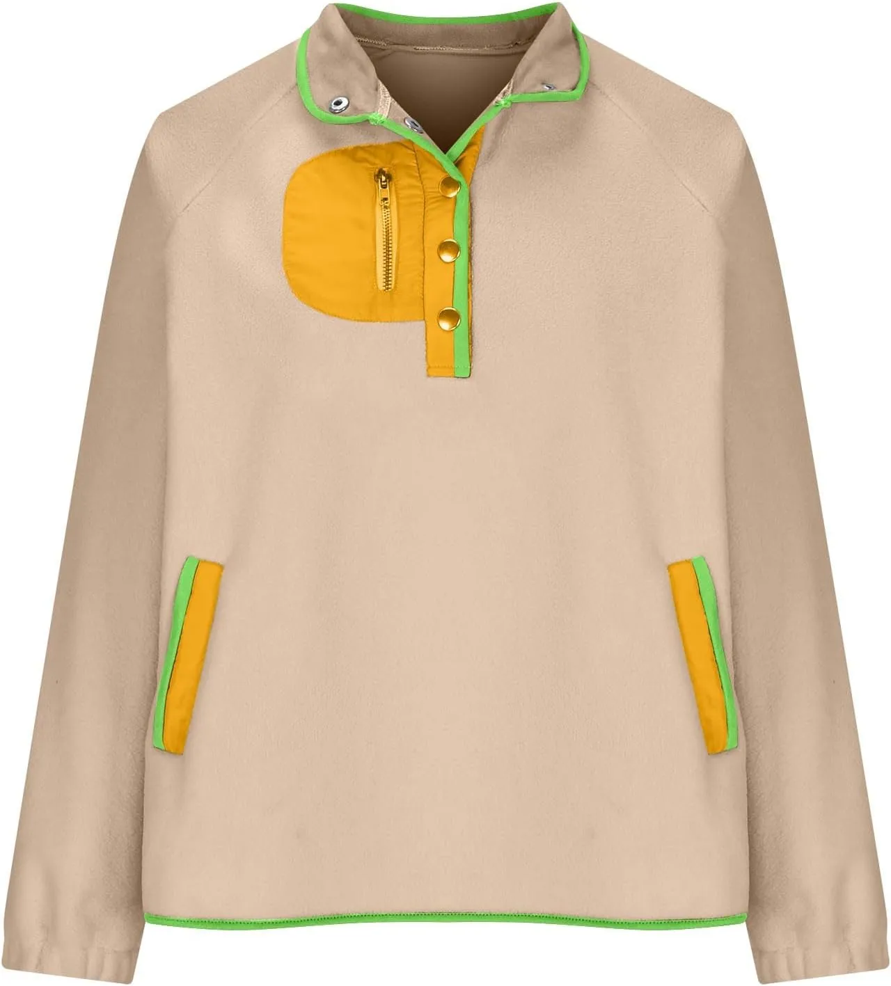 Womens Sweatshirts with Pockets Half Zip Cropped Pullover Fleece Quarter Zipper Hoodies Fall outfits Clothes Trendy