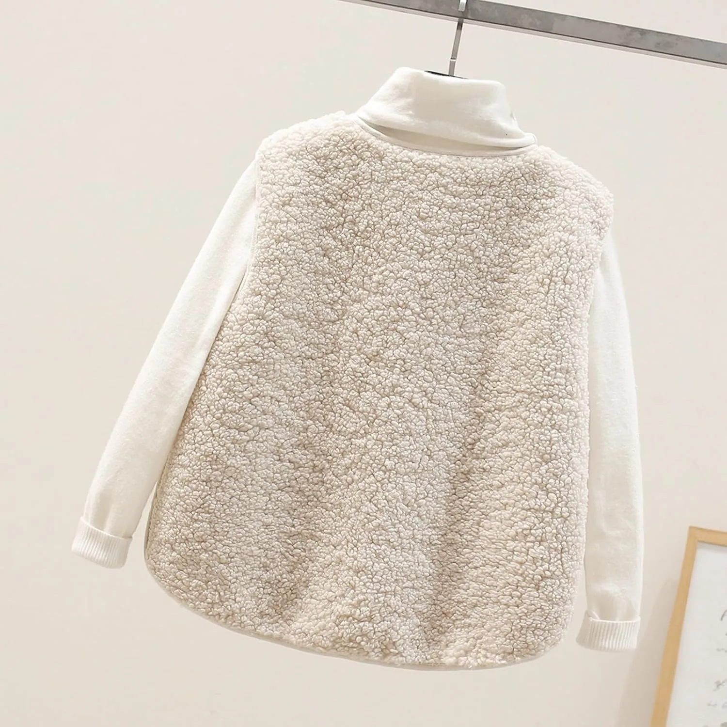 Womens Vest Casual Sleeveless Cardigans V Neck Warm Casual Cute Warm Vest Top Sleeveless Quilted Vest Women