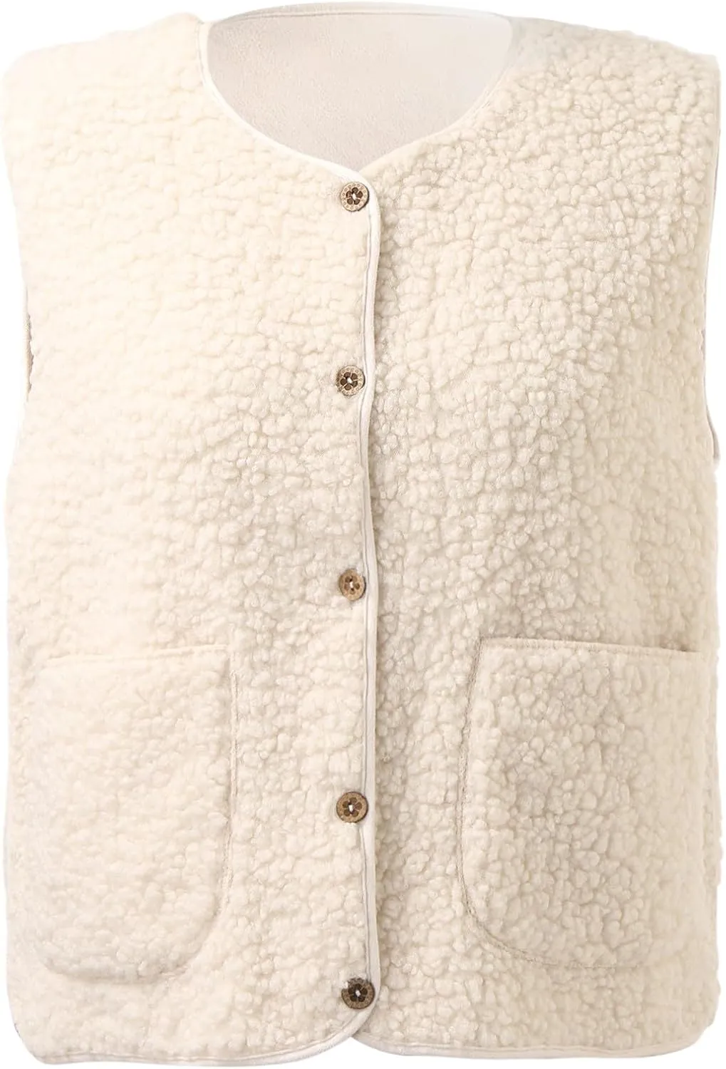 Womens Vest Casual Sleeveless Cardigans V Neck Warm Casual Cute Warm Vest Top Sleeveless Quilted Vest Women
