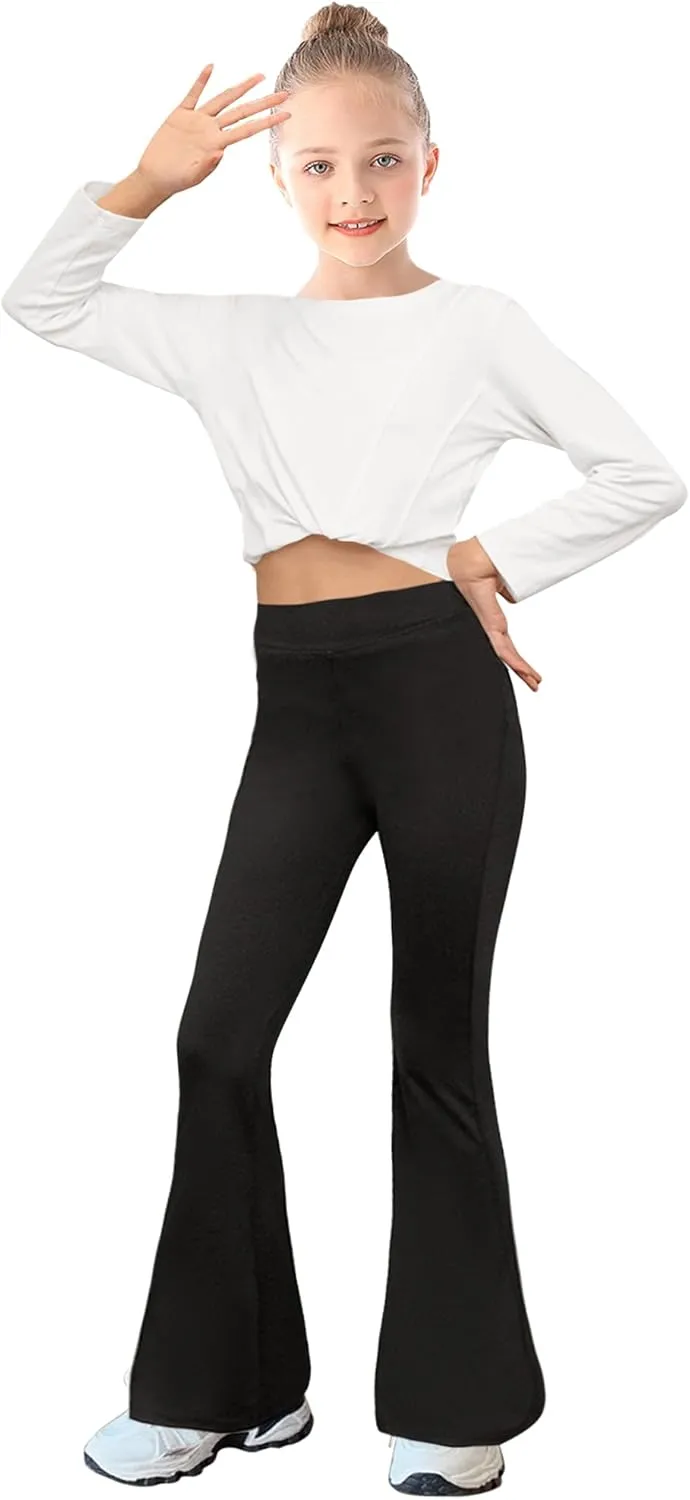 WSPLYSPJY Women's Print Stretch Bell Bottom Flare Palazzo Pants Trousers