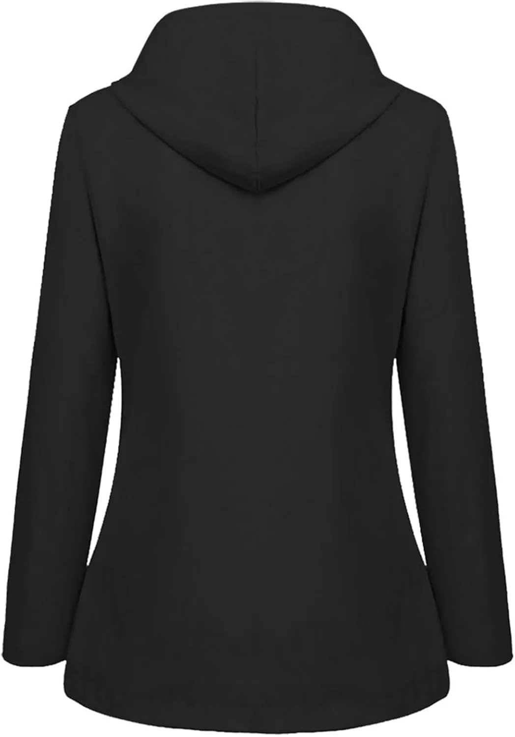Zip Up Hoodies for Women Warm Fall Winter Fleece Jacket Casual Hooded Sweatshirts Thick Sherpa Lined Solid Coats